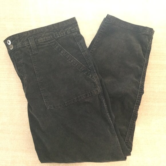 Time & Tru Corduroy Pants Sz 16 Womens Black Tapered Style 162711AA - Picture 10 of 10